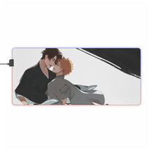 Load image into Gallery viewer, Sōsuke Aizen &amp; Ichigo Kurosaki RGB LED Mouse Pad (Desk Mat)
