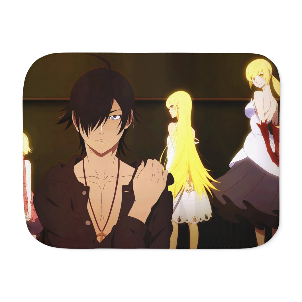 Monogatari (Series) Sherpa Blanket