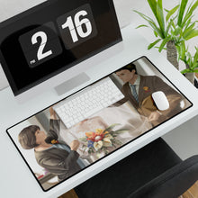 Load image into Gallery viewer, Mum and Dad Helping to put on their Daughters Wedding Veil Mouse Pad (Desk Mat)
