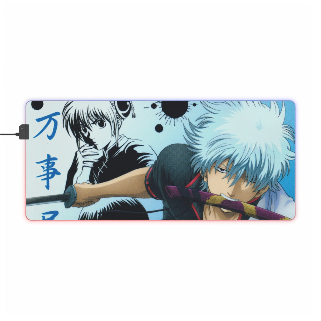 Anime Gintama RGB LED Mouse Pad (Desk Mat)