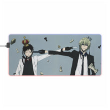 Load image into Gallery viewer, Durarara!! Izaya Orihara, Shizuo Heiwajima RGB LED Mouse Pad (Desk Mat)

