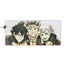 Load image into Gallery viewer, Black Clover Asta, Noelle Silva, Yuno RGB LED Mouse Pad (Desk Mat)
