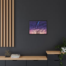Load image into Gallery viewer, Taki and Mitsuha (Your Name) Canvas Framed Art Print
