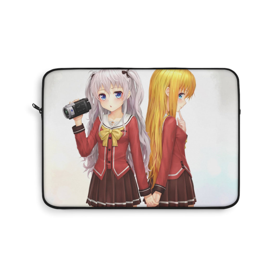 Nao Tomori and Yusa Nishimori holding hands Laptop Sleeve