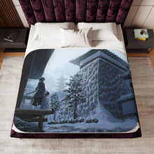 Load image into Gallery viewer, Anime Demon Slayer: Kimetsu no Yaiba Sherpa Blanket

