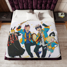 Load image into Gallery viewer, Blue Exorcist Sherpa Blanket
