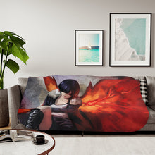 Load image into Gallery viewer, Anime Tokyo Ghoul Sherpa Blanket
