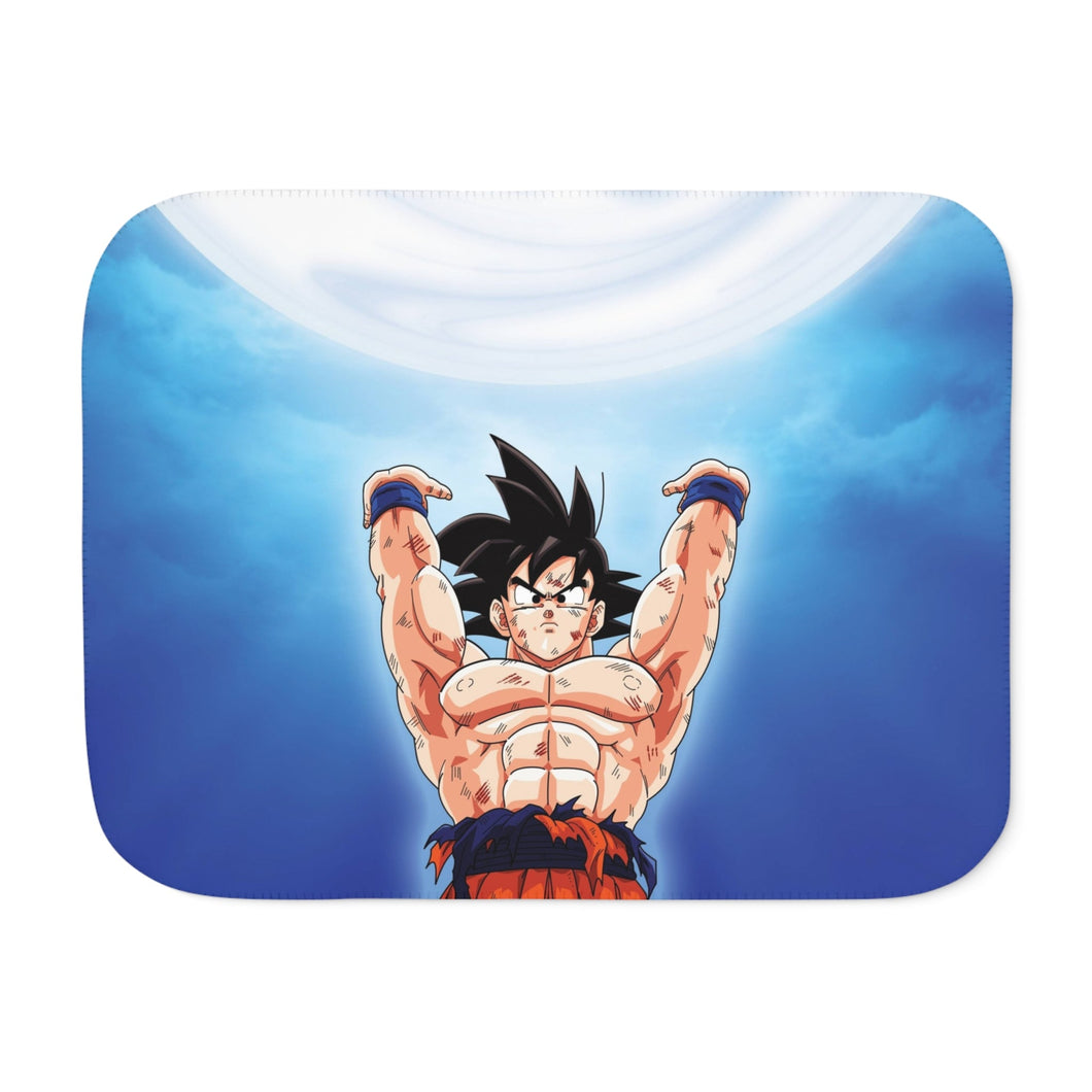 The Spirit Bomb Sherpa Blanket