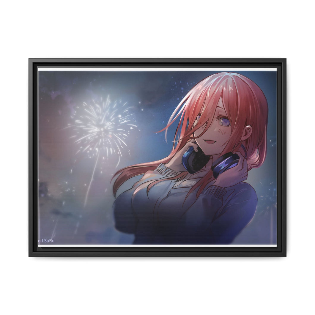 Anime The Quintessential Quintuplets Canvas Framed Art Print