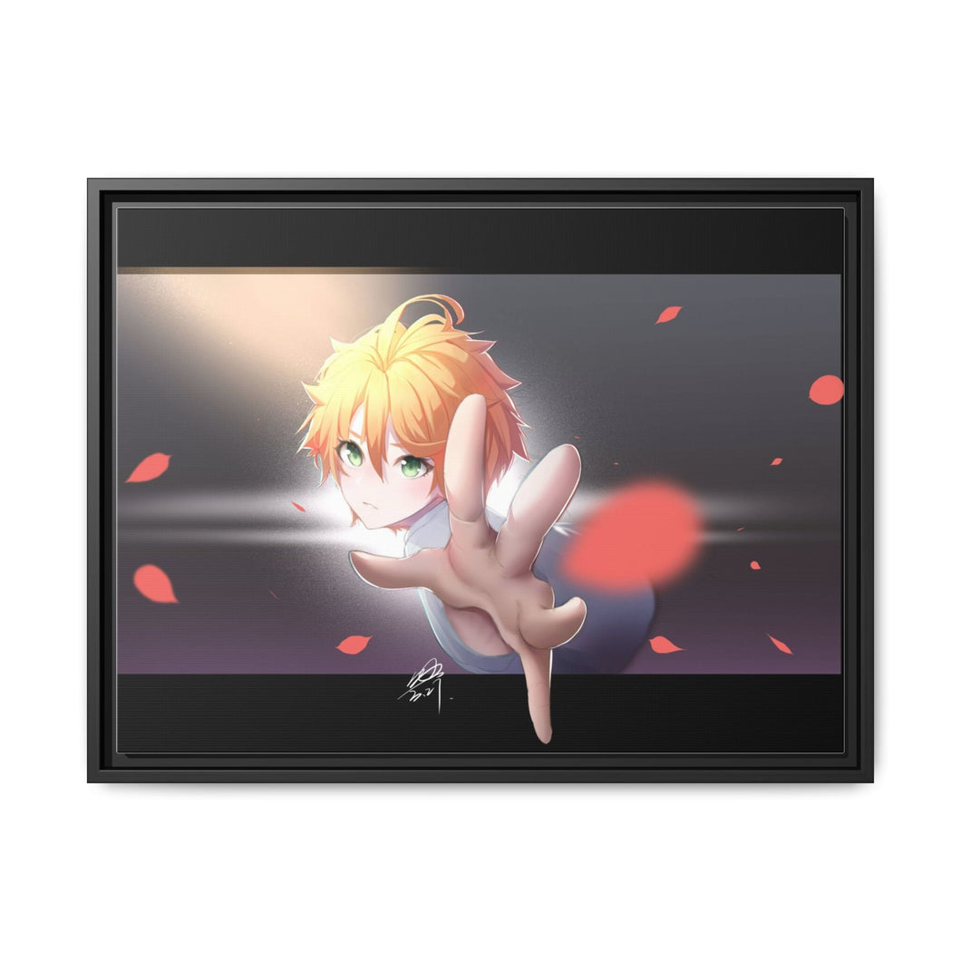 The Promised Neverland Emma Canvas Framed Art Print