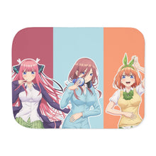 Load image into Gallery viewer, 5Toubun no Hanayome 21:9 Ultrawide Sherpa Blanket

