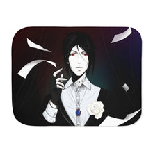 Load image into Gallery viewer, Anime Black Butler Sherpa Blanket
