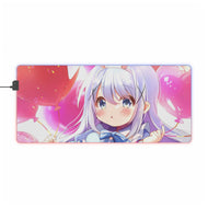 Chino Kafū RGB LED Mouse Pad (Desk Mat)