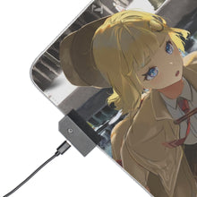 Load image into Gallery viewer, Gawr Gura &amp; Watson Amelia RGB LED Mouse Pad (Desk Mat)
