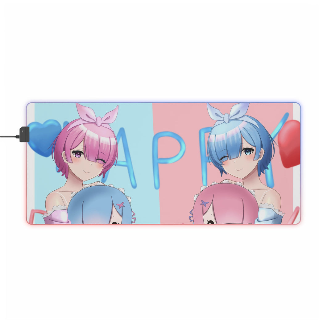 Re:ZERO -Starting Life In Another World- RGB LED Mouse Pad (Desk Mat)
