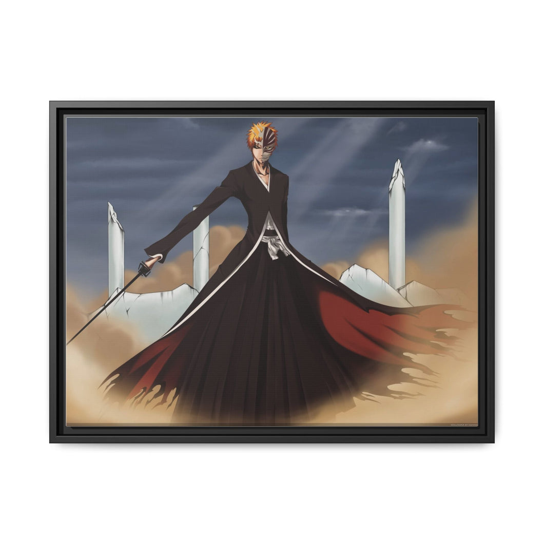 Bleach Ichigo Kurosaki Canvas Framed Art Print