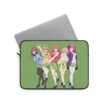 Load image into Gallery viewer, The Quintessential Quintuplets Miku Nakano, Itsuki Nakano, Nino Nakano, Yotsuba Nakano, Ichika Nakano Laptop Sleeve
