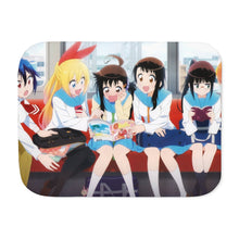 Load image into Gallery viewer, Nisekoi Chitoge Kirisaki, Kosaki Onodera, Seishirou Tsugumi, Marika Tachibana, Ruri Miyamoto Sherpa Blanket
