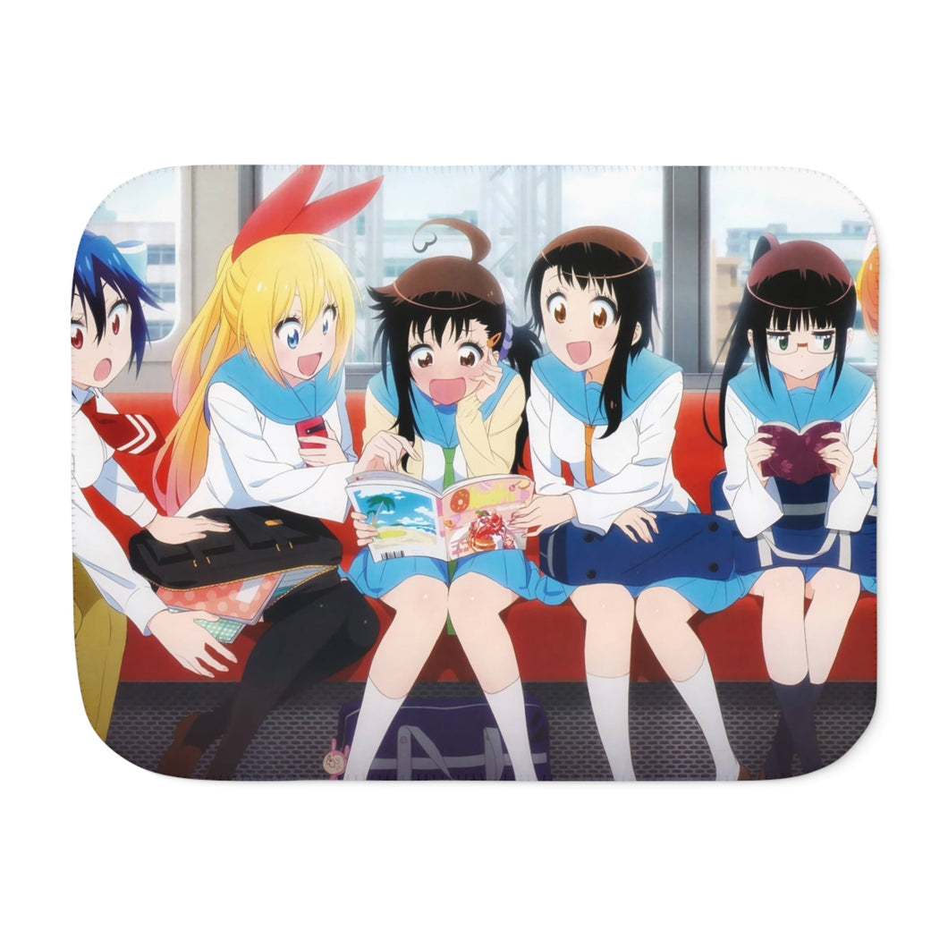 Nisekoi Chitoge Kirisaki, Kosaki Onodera, Seishirou Tsugumi, Marika Tachibana, Ruri Miyamoto Sherpa Blanket
