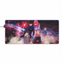Load image into Gallery viewer, Darling in the Franxx Zero Two, Hiro RGB LED Mouse Pad (Desk Mat)
