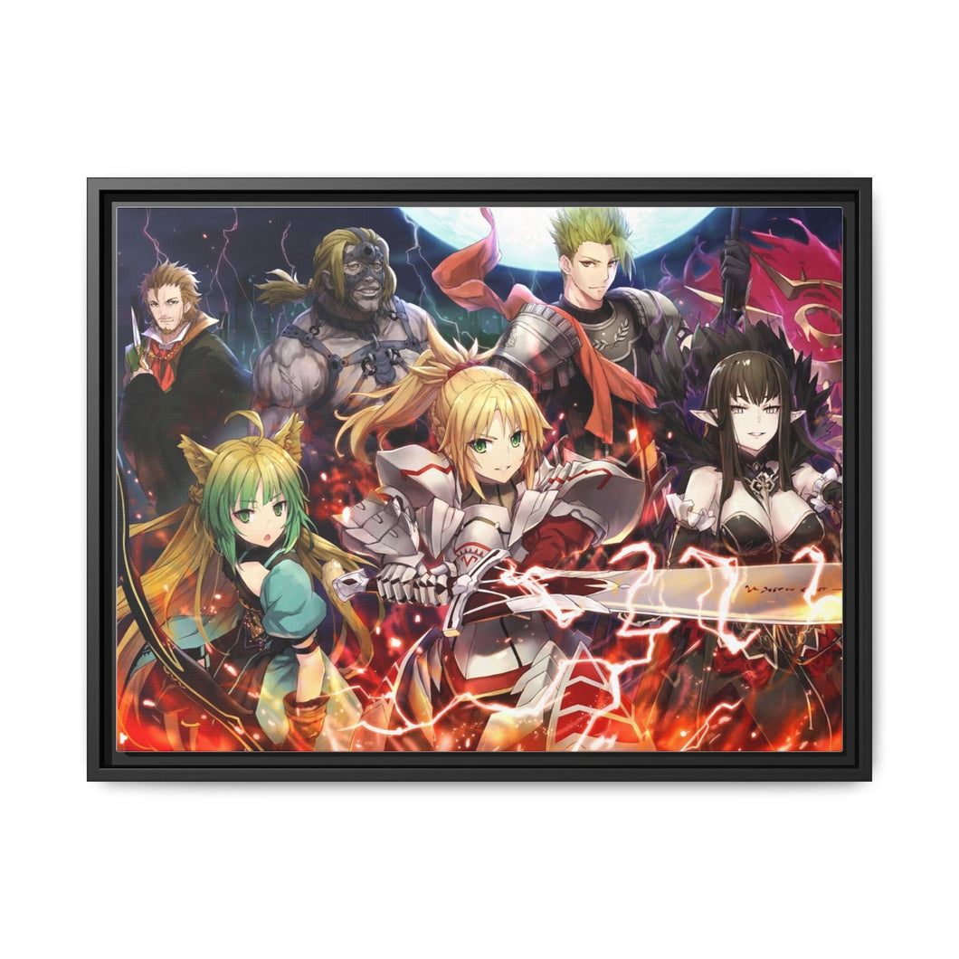 Fate/Apocrypha Saber Of Red Canvas Framed Art Print