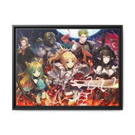 Fate/Apocrypha Saber Of Red Canvas Framed Art Print