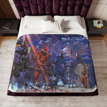 Load image into Gallery viewer, Anime Neon Genesis Evangelion Sherpa Blanket

