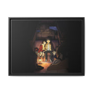 Anime ERASED Canvas Framed Art Print