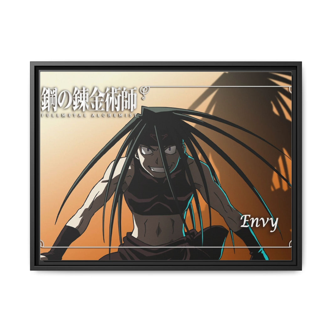 Anime FullMetal Alchemistr Canvas Framed Art Print
