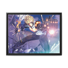 Load image into Gallery viewer, Saitama and Genos Canvas Framed Art Print
