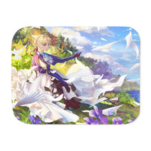 Load image into Gallery viewer, Anime Violet Evergarden Sherpa Blanket
