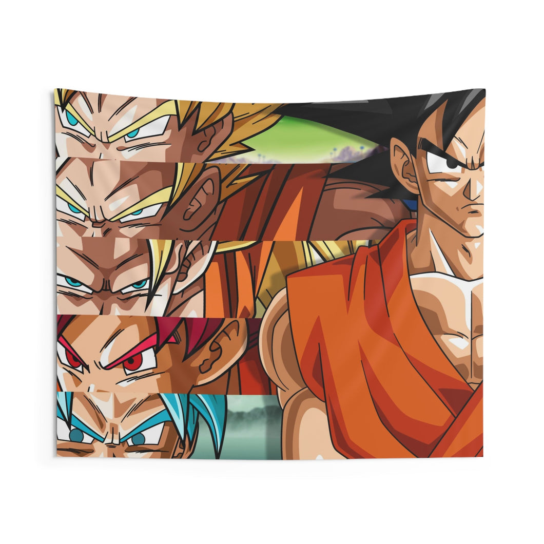 Dragon Ball Z Transformation Indoor Wall Tapestry