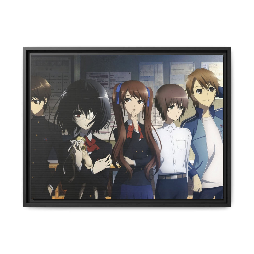 Kouichi,Mei,Izumi,Naoya and Yuuya Canvas Framed Art Print