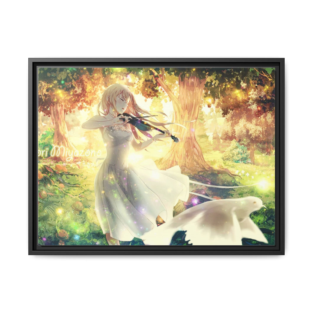 Anime Your Lie in April Canvas Framed Art Print