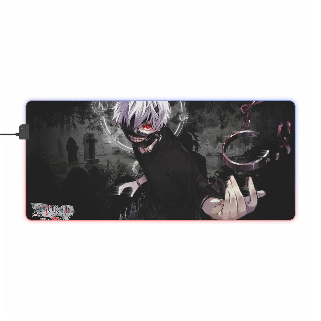 kaneki-ken ghoul form RGB LED Mouse Pad (Desk Mat)