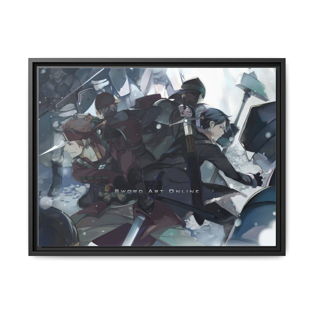 Sword Art Online Canvas Framed Art Print
