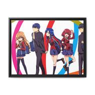 Toradora! Canvas Framed Art Print
