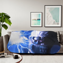 Load image into Gallery viewer, Kakashi Chidori Sherpa Blanket
