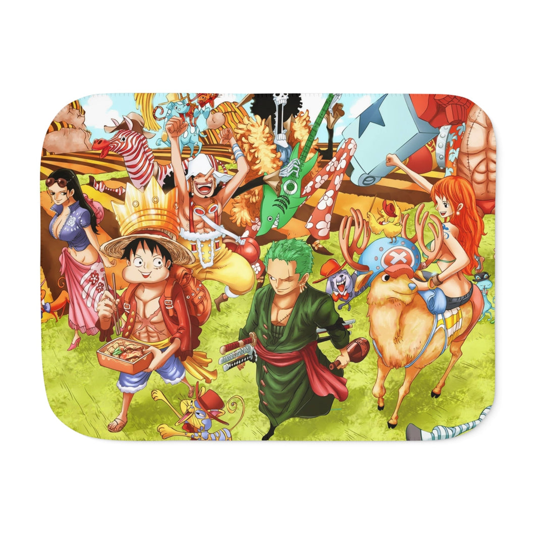 Anime One Piece Sherpa Blanket