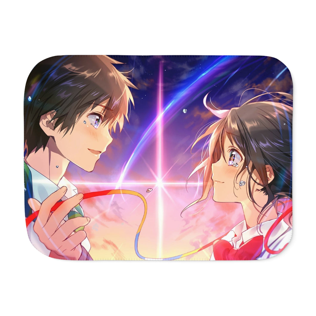 Your Name. Sherpa Blanket