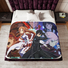 Load image into Gallery viewer, Anime Sword Art Onliner Sherpa Blanket
