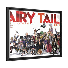 Load image into Gallery viewer, Fairy Tail Natsu Dragneel, Erza Scarlet, Gray Fullbuster, Lucy Heartfilia, Happy Canvas Framed Art Print
