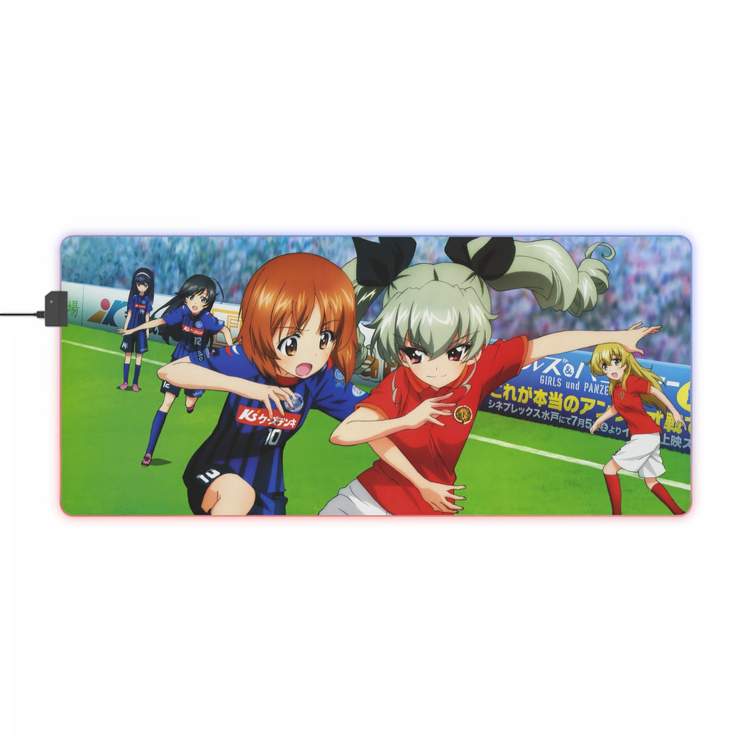 Girls und Panzer RGB LED Mouse Pad (Desk Mat)