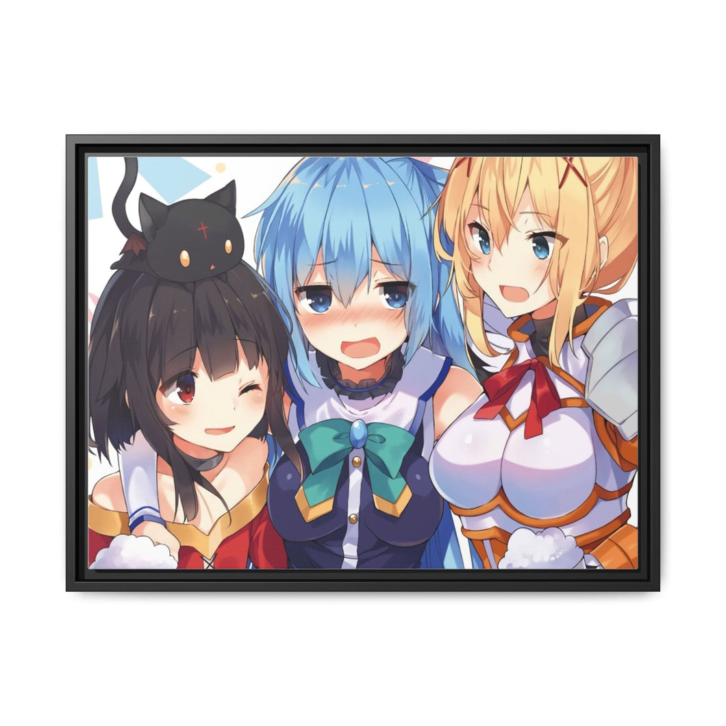 Anime KonoSuba - God’s blessing on this wonderful world!! Canvas Framed Art Print