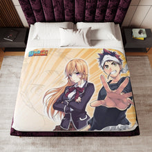 Load image into Gallery viewer, Anime Food Wars: Shokugeki no Soma Sherpa Blanket
