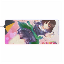 Load image into Gallery viewer, Megumi Katō RGB LED Mouse Pad (Desk Mat)
