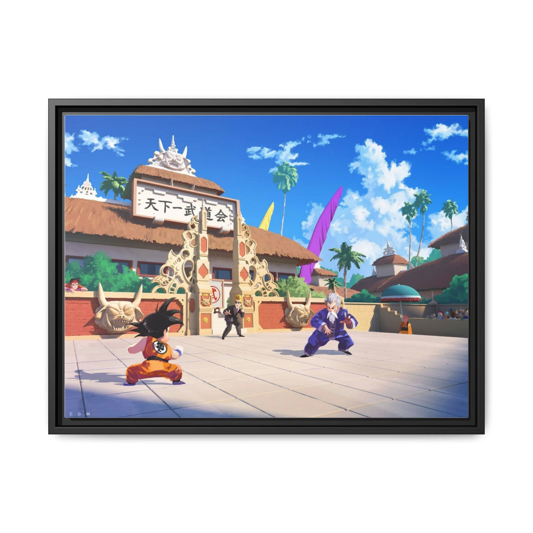 Dragon Ball : Tenkaichi Budokai Canvas Framed Art Print