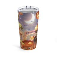 Halloween, Fancy Costumes and Pumpkins♪ Tumbler 20oz