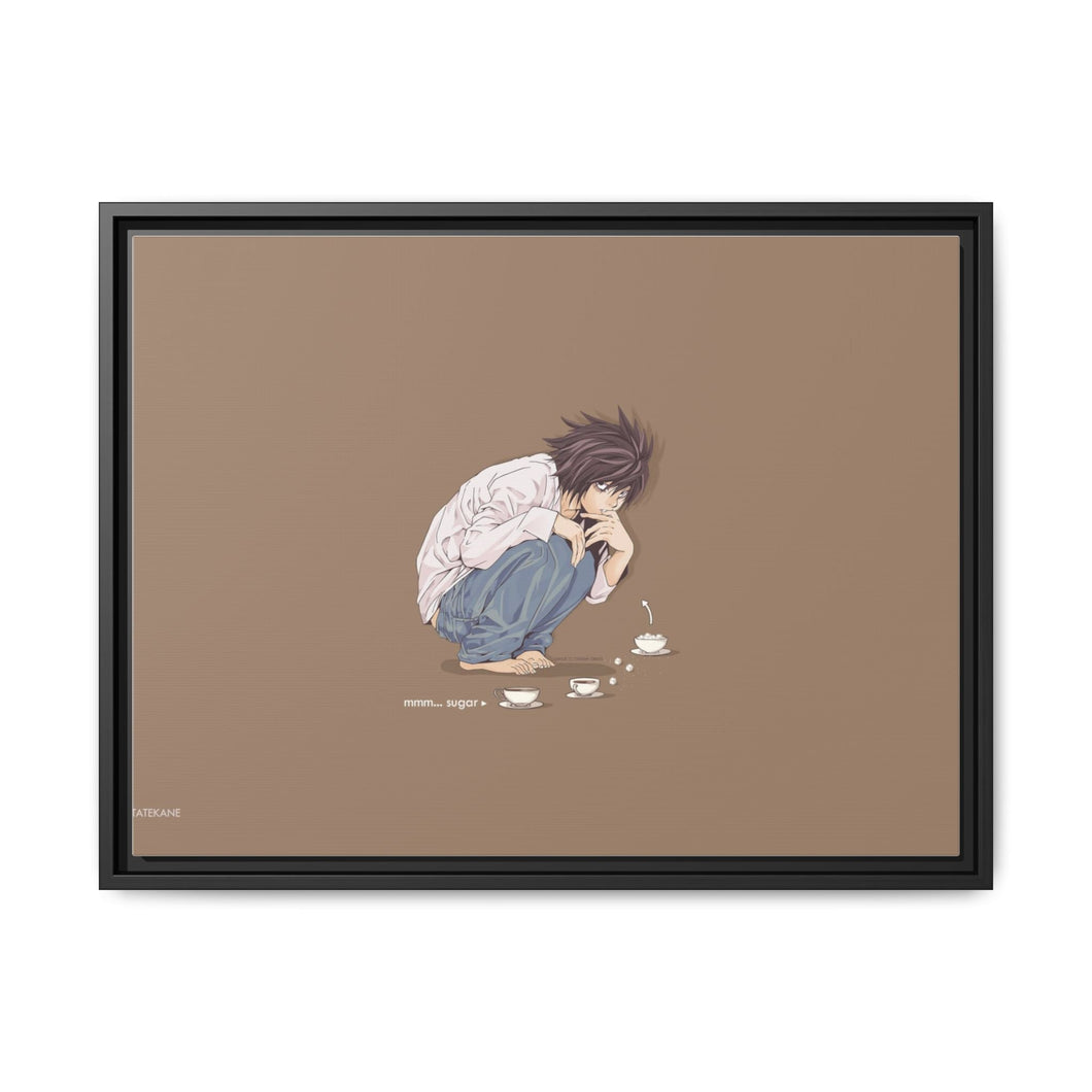 Anime Death Note Canvas Framed Art Print