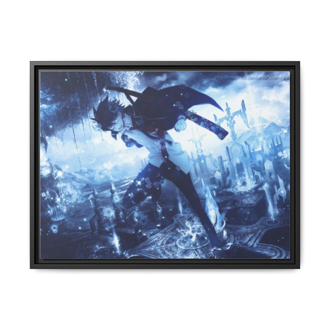 Blue Exorcist Canvas Framed Art Print